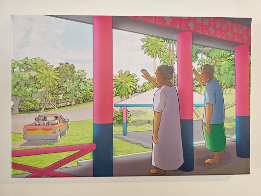 Canvas Print - Leaving Home, Leaving Samoa